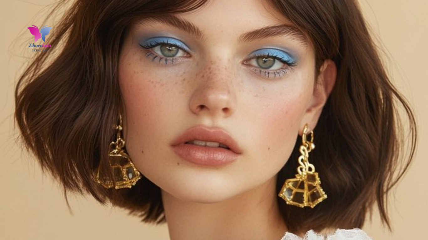 مدل‌های آرایش با سایه آبی روشن