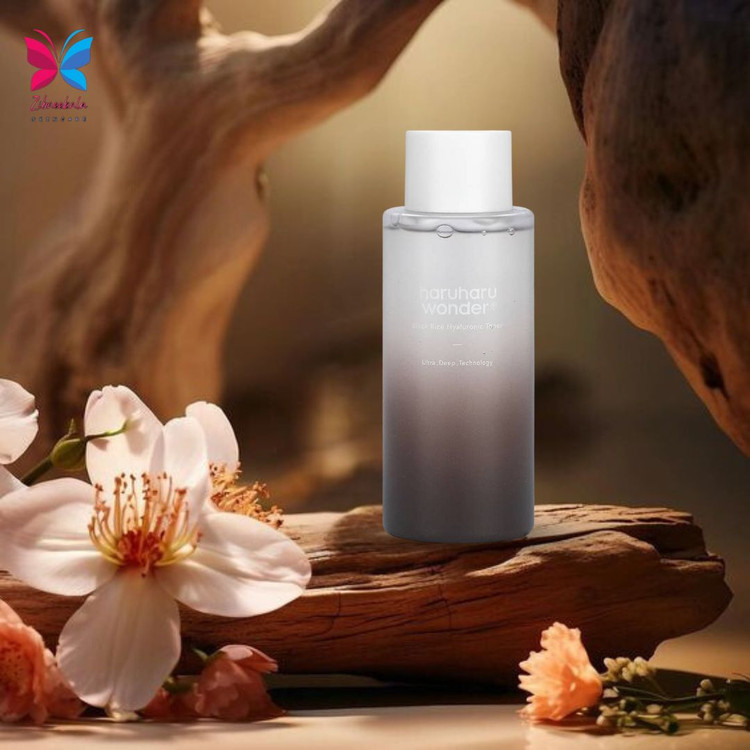 تونر هیدروژله برنج سیاه هاروهارو، تونر برنج سیاه برای پوست خشک تونر هیالورونیک برای پوست چرب تونر هاروهارو واندر تونر آبرسان قوی تونر جوانساز پوست تونر کرهای بدون عطر مراقبت از پوست حساس آبرسانی پوست با هیالورونیک اسید