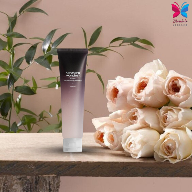 پوستی صاف و یکدست با ژل شستشوی هاروهارو: حاوی برنج سیاه و سه نوع AHA برای پاکسازی عمیق هارو هارو واندر HaruHaru Wonder Black Rice Triple AHA Gentle Cleansing Gel Unscented ژل پیلینگ