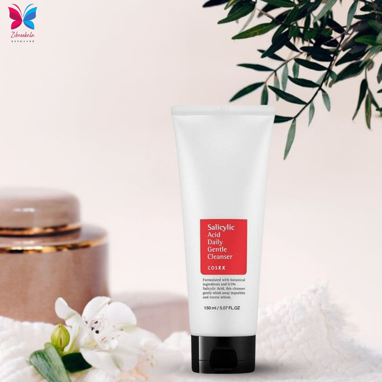 ژل شستشوی صورت کوزارکس حاوی اسید سالیسیلیک: پاککننده ملایم و موثر برای پوستهای چرب و مستعد جوش Cosrx Salicylic Acid Daily Gentle Cleanser