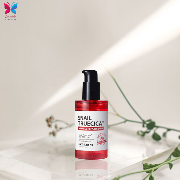 سرم معجزهآسای سومی بای می: حاوی عصاره حلزون برای ترمیم و آبرسانی پوست سرم حلزون سام بای می SOME BY MI Snail Trucica Miracle Repair Serum