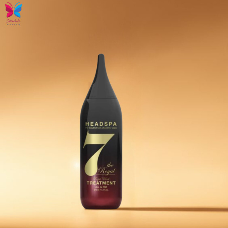 شامپو تقویتی برای موهای شما - ماسک موی سیاه رنگ هداسپا 7 با فرمولاسیون غنی Headspa7 Royal Black Limited Edition Hair Treatment مدل موی باب