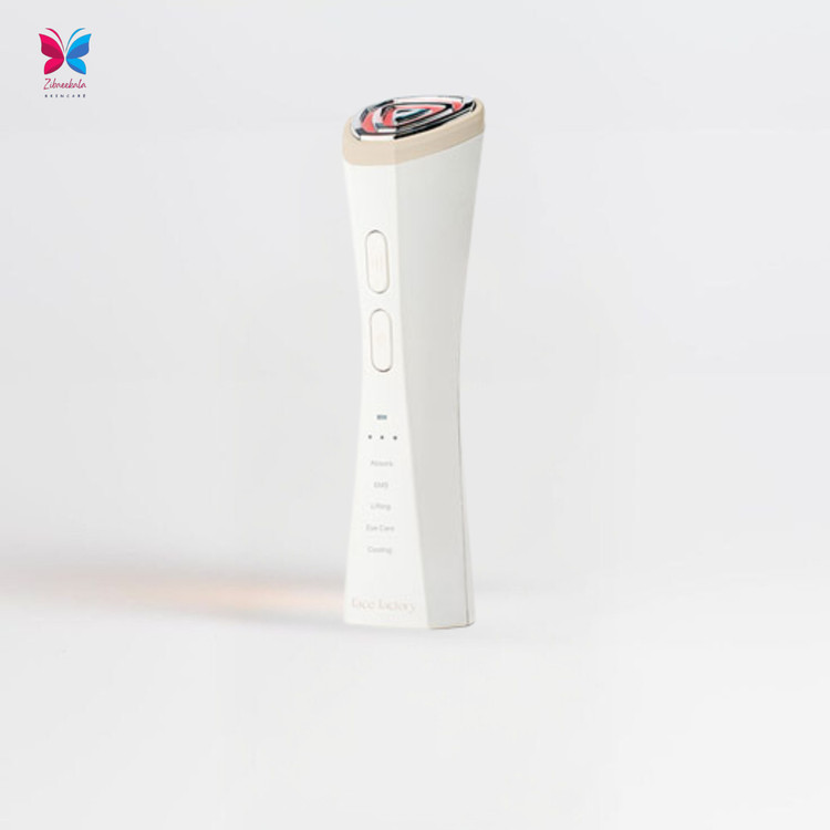 دستگاه EMS فیس فکتوری Link Shot برای تقویت عضلات صورت، بهبود کانتور صورت و افزایش درخشش پوست. دستگاه مراقبت پوست کره ای Face Factory Link Shot / High Frequency, Elasticity, Heating Care