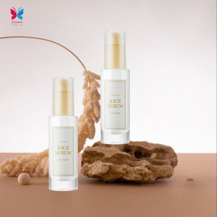 لطافت پوست با سرم برنج I'M FROM به پوستتان طراوت و زیبایی سرم برنج آیمفرام I'M FROM Rice Serum