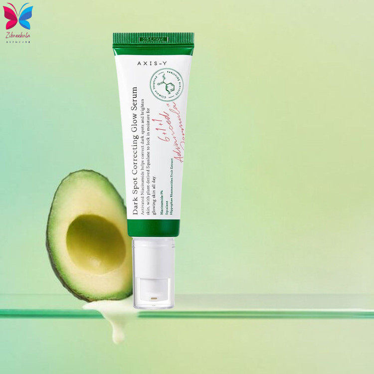 سرم روشنکننده و اصلاحکننده لکهای تیره AXIS-Y با خاصیت آبرسانی و کاهش تیرگی پوست