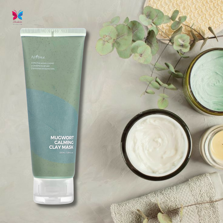 ماسک گیاهی Isntree Mugwort برای پوستی صاف و شفاف