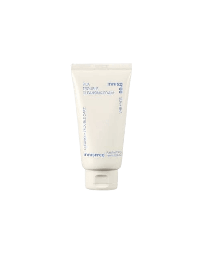 فوم شستشوی ضد جوش اینیسفری مدل Bija Trouble مناسب پوستهای حساس و مستعد جوش