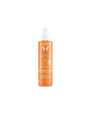 اسپری ضد آفتاب ویشی مدل Capital Soleil، محافظت بالا با SPF 50 و آبرسانی برای پوستهای حساس