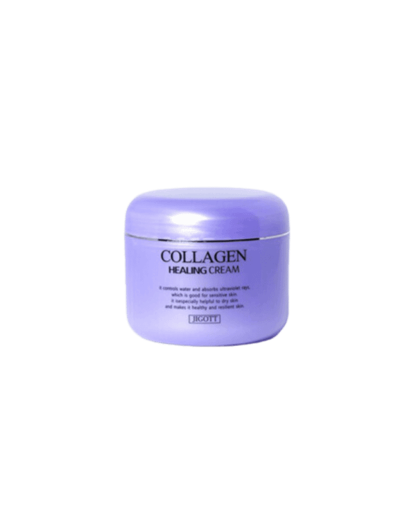 ازسازی پوست با کلاژن کرم Collagen Healing Jigott، مناسب برای ترمیم و تقویت پوستهای آسیبدیده.