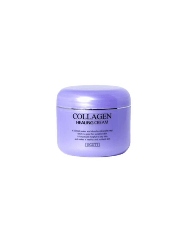 ازسازی پوست با کلاژن کرم Collagen Healing Jigott، مناسب برای ترمیم و تقویت پوستهای آسیبدیده.