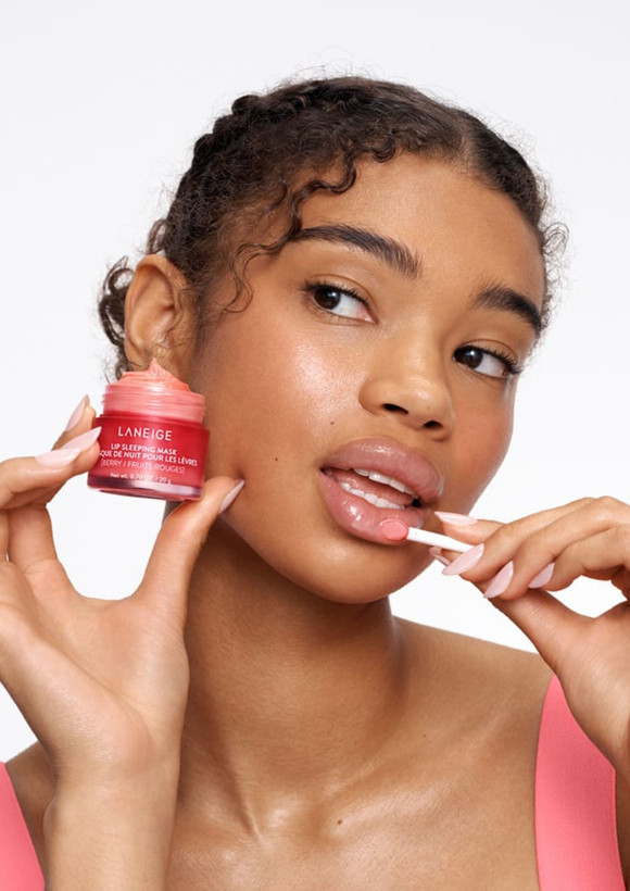 ماسک خواب لب لانیژ برای نرمی و درخشش لبها