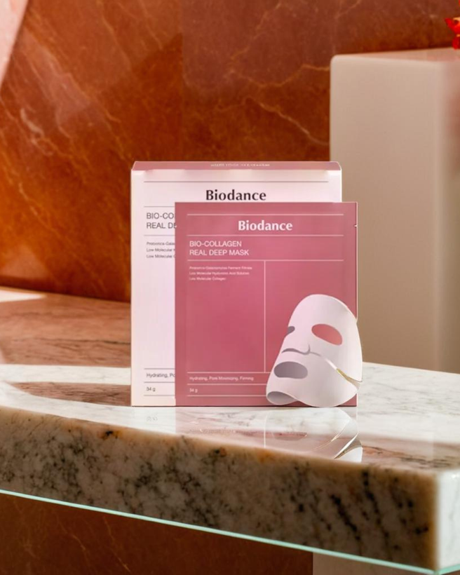 خرید ماسک Bio-Collagen Real Deep بایودنس، بهترین ماسک صورت کلاژنساز