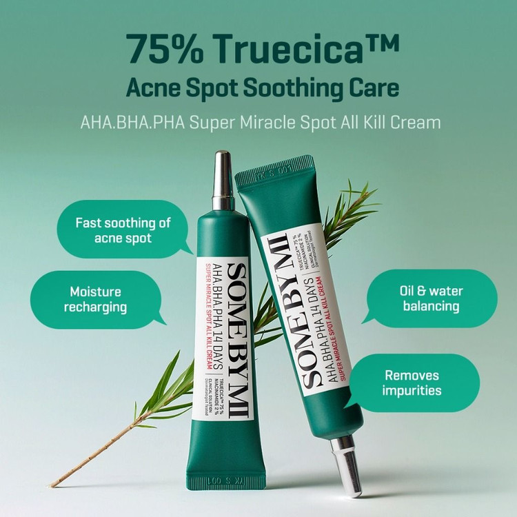 کرم موضعی SOMEBYMI با ترکیب AHA، BHA و PHA برای لایهبرداری ملایم و رفع جوشها