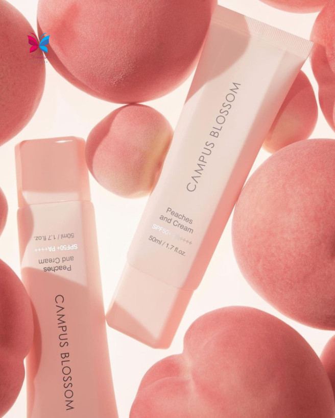 حس نرمی و روشنایی برای پوست شما با ضدآفتاب تون آپ شکوفه هلو کامپوس