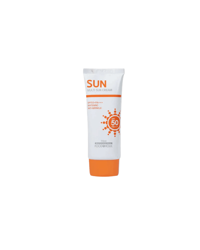 کرم ضد آفتاب فوداهولیک SPF50+ PA+++، محافظت قوی در برابر اشعه UV، روشنکننده و ضدچروک، مناسب برای انواع پوست