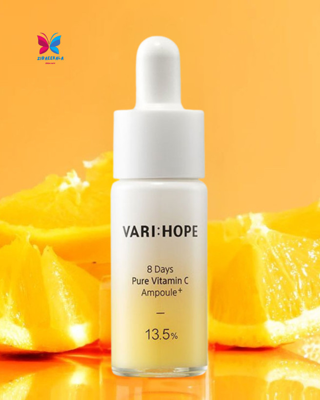 محصول وری هوپ 8 روزه با ویتامین C خالص، مناسب انواع پوست و ضدلک قوی