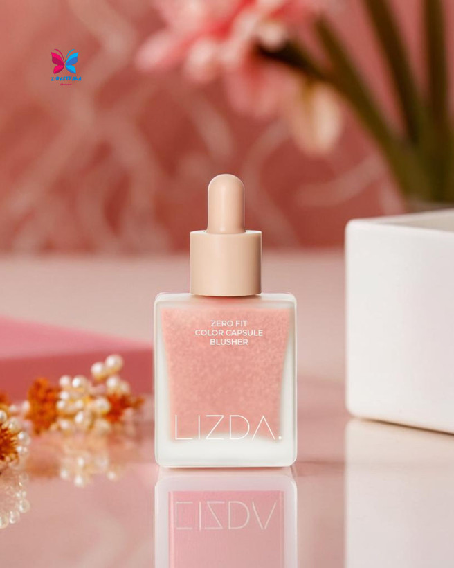 رژگونه سرمی کرهای LIZDA حاوی کپسولهای آبرسان و رنگدهی ملایم