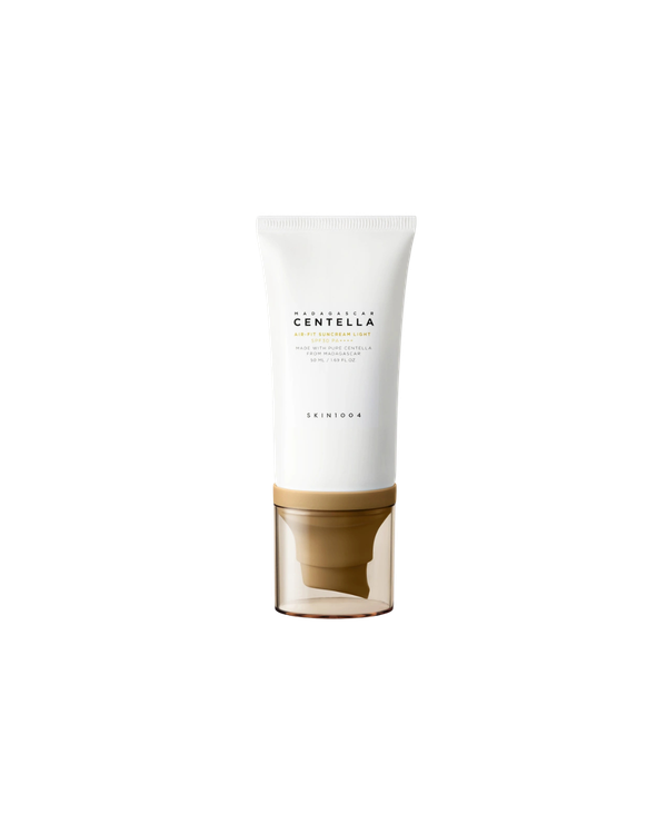 ضدآفتاب سبک و بیرنگ سنتلا ماداگاسکار مدل Air-Fit از برند SKIN1004 با SPF30 مناسب پوستهای حساس