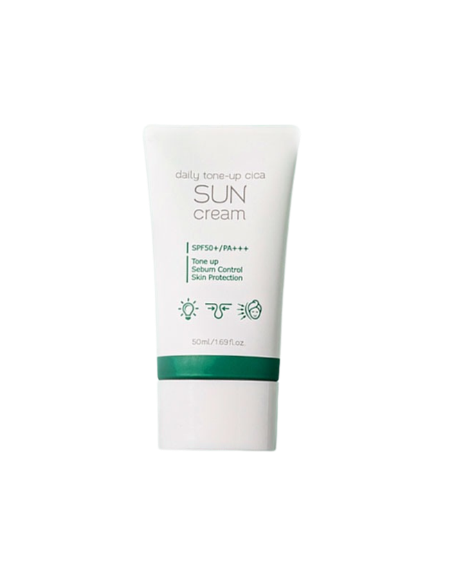 ضد آفتاب توناپ پریتی با SPF50 و عصاره سیکا – مناسب پوست حساس و روشنکننده فوری