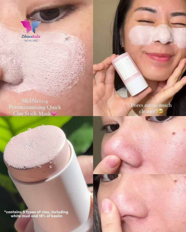 ماسک گل رس استیکی ضد جوش و کنترل چربی پوست با عصاره سنتلا آسیاتیکا محصول کرهای اصل
