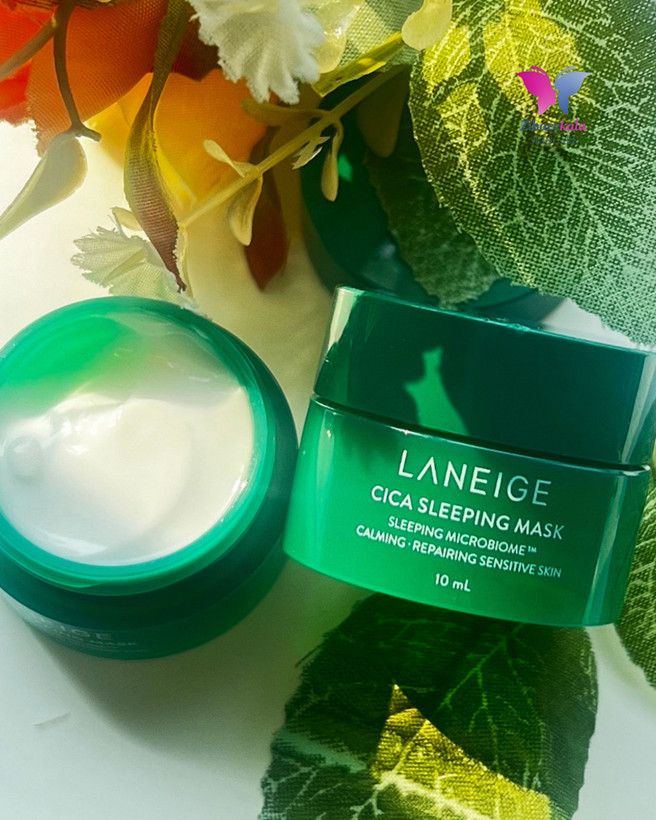 ماسک خواب ضد التهاب لانیژ با عصاره سنتلا آسیاتیکا (Cica Sleeping Mask)