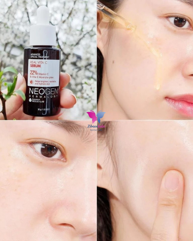 بستهبندی رسمی سرم ویتامین C برند NEOGEN، نسخه ۱۰ میلیلیتری مناسب سفر