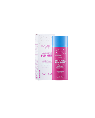 ضد آفتاب سبک و بیرنگ REYENA16 مدل سان میلک با SPF50+/PA++++ مناسب پوست چرب و مختلط