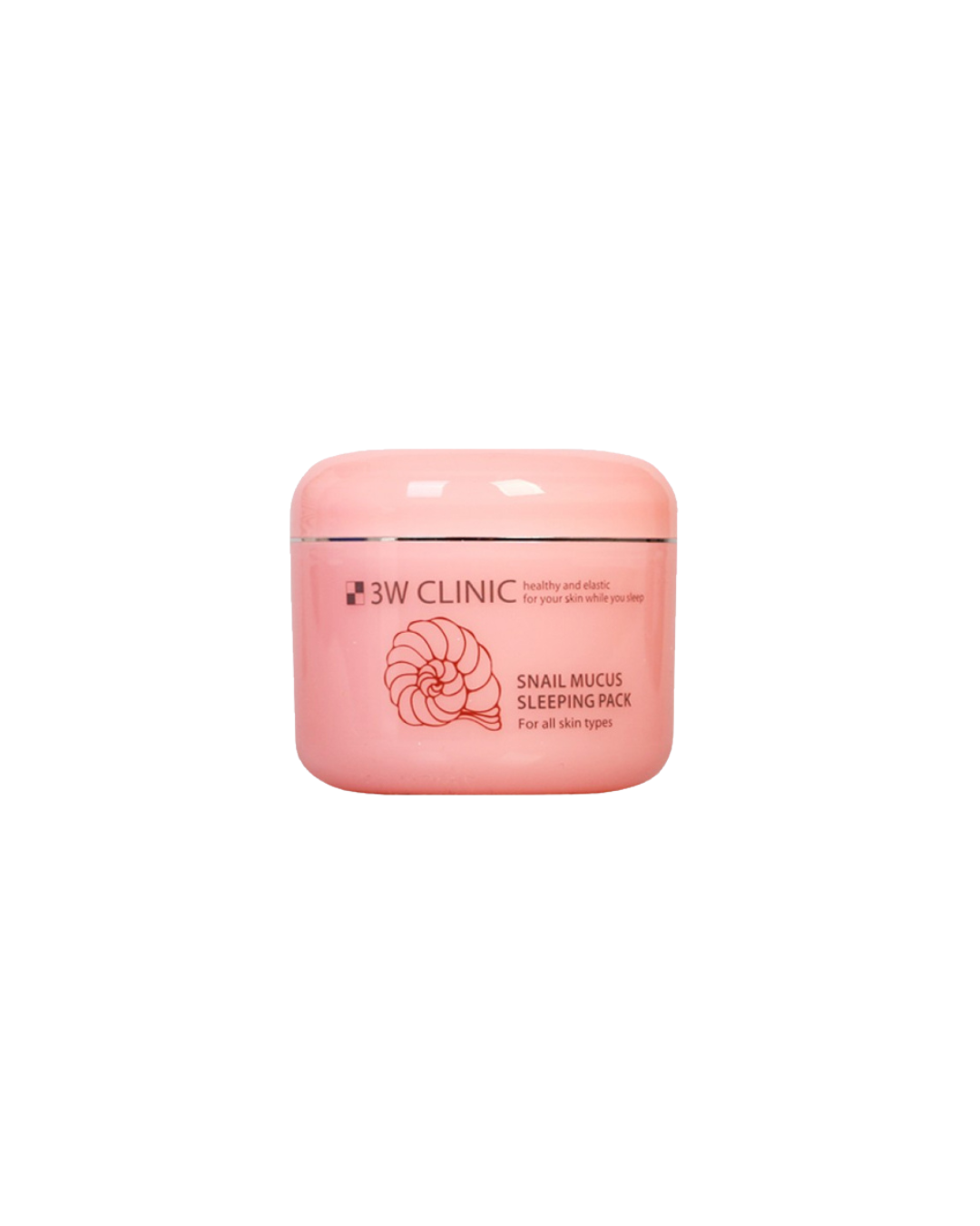 ماسک خواب ترمیم‌کننده و آبرسان حلزون برند 3W Clinic مناسب پوست آسیب‌دیده و دهیدراته