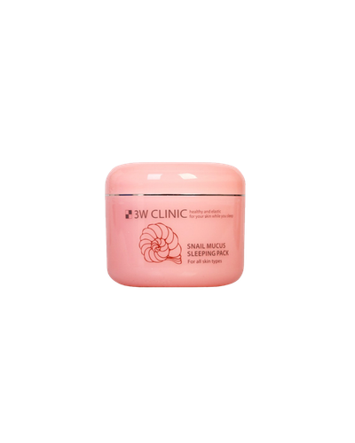 ماسک خواب ترمیمکننده و آبرسان حلزون برند 3W Clinic مناسب پوست آسیبدیده و دهیدراته