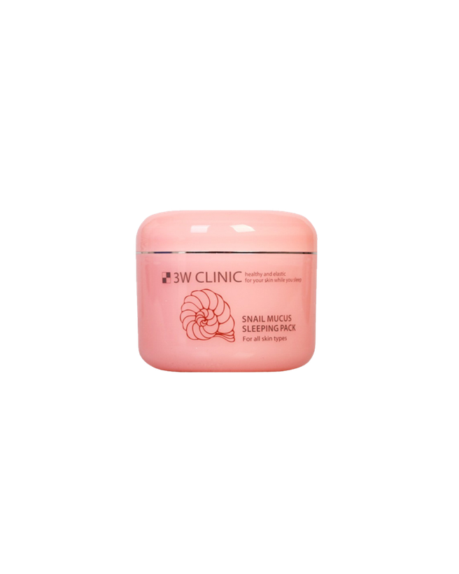 ماسک خواب ترمیمکننده و آبرسان حلزون برند 3W Clinic مناسب پوست آسیبدیده و دهیدراته