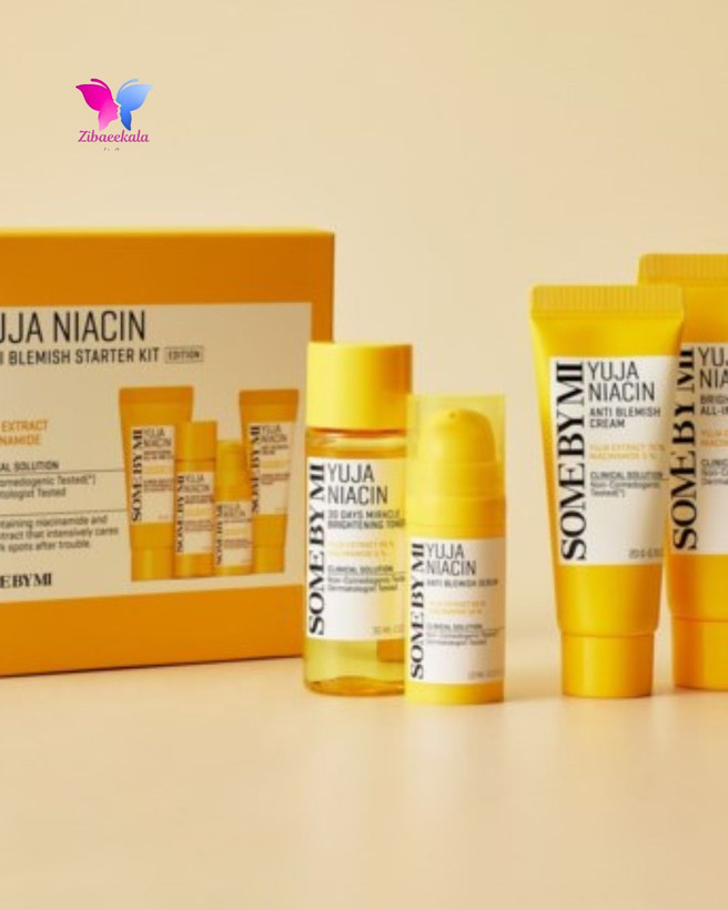 پک استارتر مراقبت پوست ضد لک و تیرگی Some By Mi Yuja Niacin