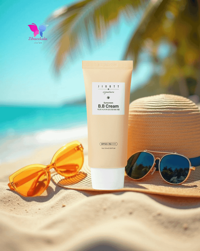 JIGOTT Signature Sunscreen BB Cream با پوشش طبیعی و بافت سبک مناسب استفاده روزانه
