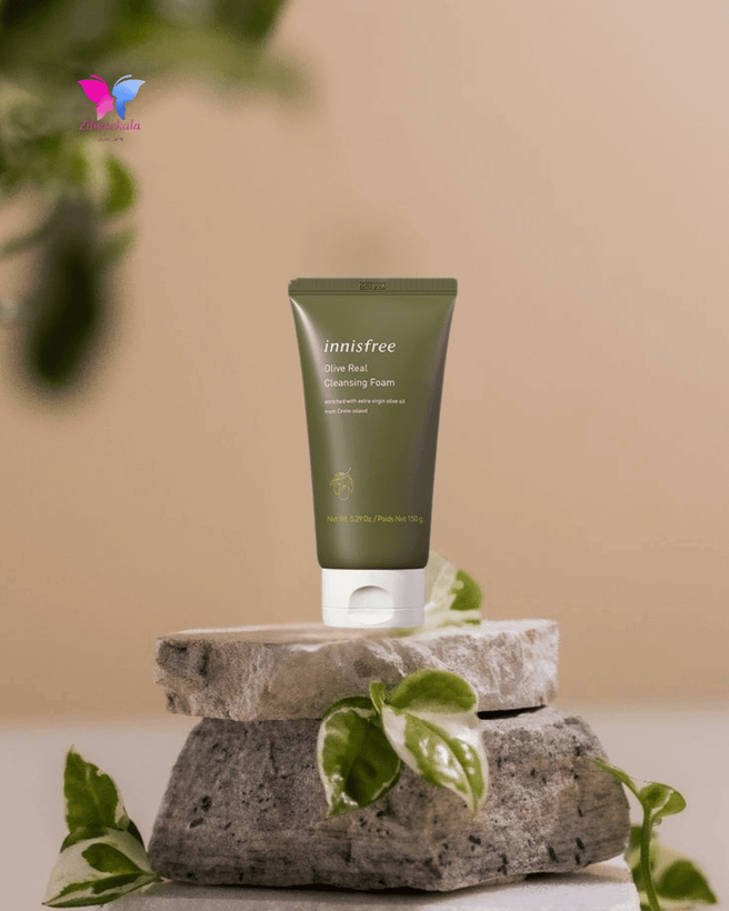 Innisfree Olive Real Cleansing Foam مناسب پوست خشک و حساس با تغذیه عمیق