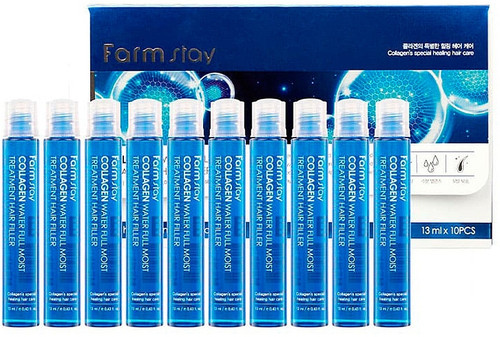 فیلر مو فارم استی مدل Collagen Water Full حاوی کلاژن برای ترمیم و آبرسانی عمیق موهای آسیبدیده