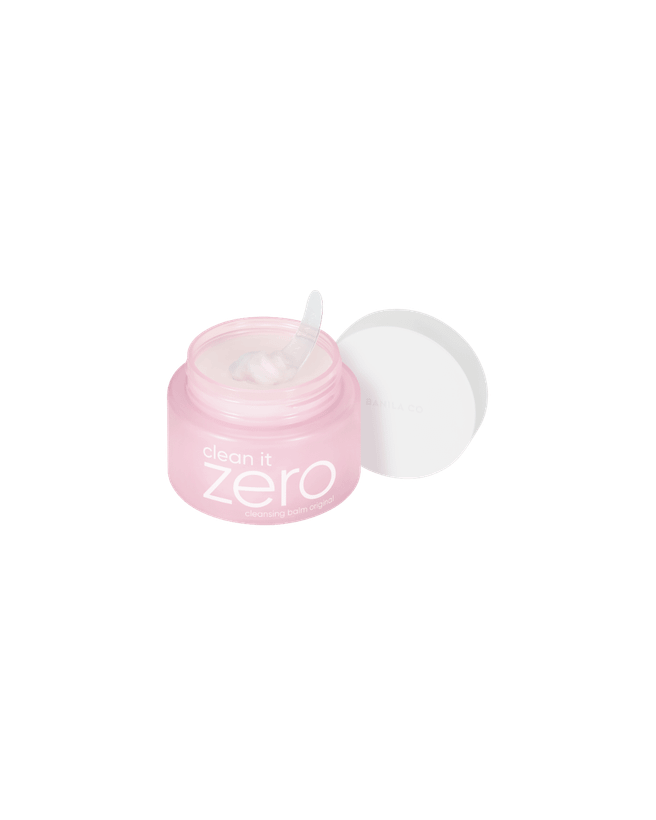 بالم پاککننده بنیلا کو Clean it Zero: تصویر بستهبندی شیک و مدرن بالم پاککننده بنیلا کو، مناسب برای انواع پوست