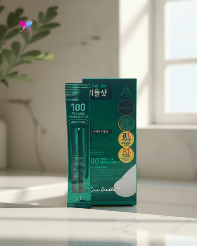 سرم سوزنی سیکاریدل شات 100 VT Cosmetics - ساشه مسافرتی ترمیم کننده و تسکین دهنده