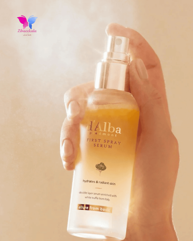 سرم اسپری دالبا آنتی اکسیدان Trufferol™ - فیکساتور آرایش وگان و مرطوب کننده