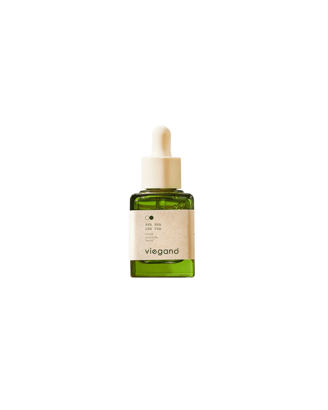 سرم پاکسازی وگان AHA BHA LHA PHA ویگانو، ضد جوش، کوچک کننده منافذ و کنترلکننده چربی پوست.