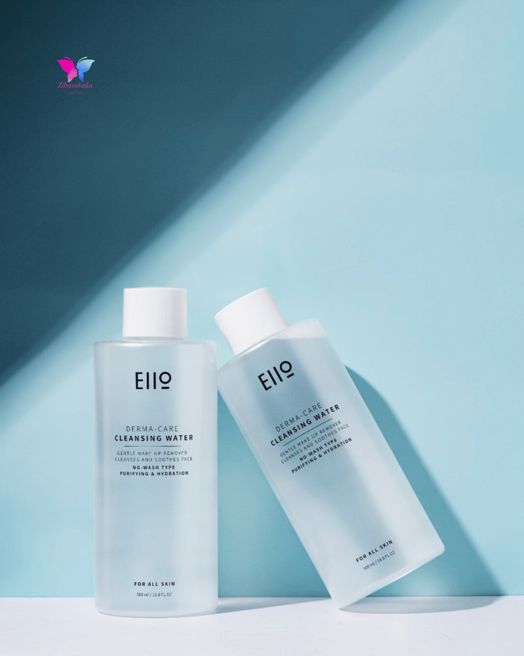 EIIO DERMA-CARE MICELLAR WATER، پاک کننده ملایم آرایش صورت و چشم، تسکین دهنده و آبرسان