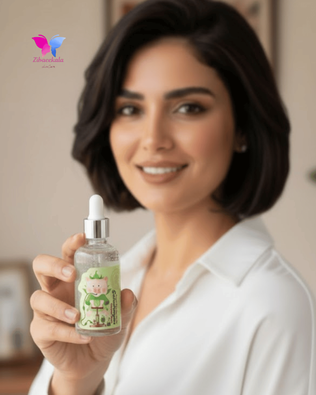 سرم آبرسان و روشن‌کننده Witch Piggy الیزاوکا با فرمول Premium برای کاهش منافذ باز