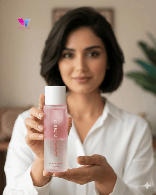 محلول پاک کننده آرایش حاوی عصاره رز و آب معدنی برند اپیو