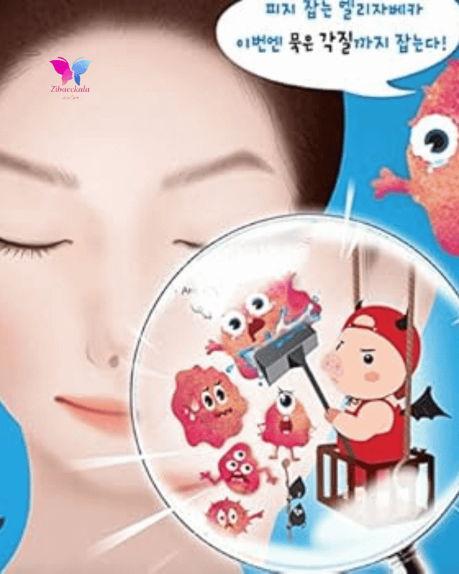 عکس بطری تونر خوکی الیزاوکا اصل؛ بهترین تونر کرهای ضد جوش سرسیاه و درمان منافذ باز حاوی AHA.