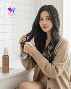 اسنس موی کرهای هو بلو مدل Salmon Pullkeratin Centella با خاصیت ضد وز و درخشانکننده