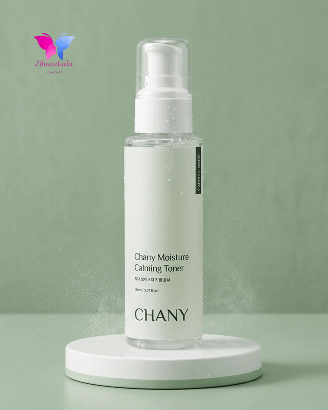 تونر مویسچر کالمینگ CHANY با خاصیت تنظیم PH و هیدراتاسیون فوری پوست صورت