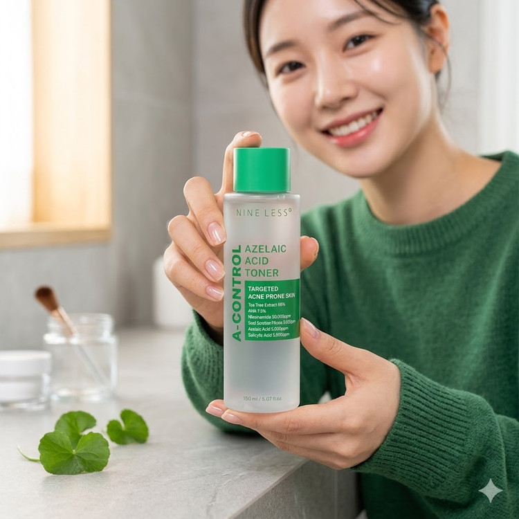تونر ضد جوش Nineless A-Control Azelaic Acid Toner موجود در زیبایی کالا