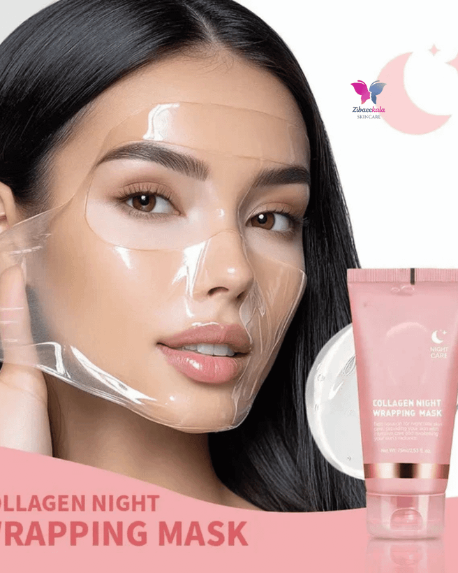 تصویر ماسک لیفتینگ و جوانساز کلاژن مدیکیوپ مدل Collagen Overnight Wrapping Mask
